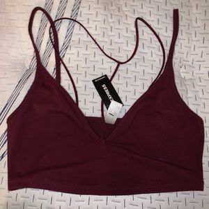 Maroon Bralette